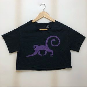CustomInk TEAGS Graphic Tee Shirt Monkey S Purple & Black